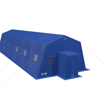 Армейская палатка "М50" ПВХ(Вместимость - до 50 человек)